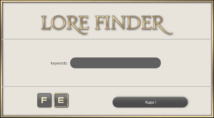 LoreFinder